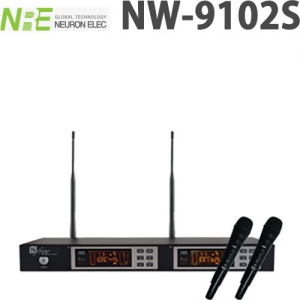NeuronElec NW9102S | 900MHz UHF 무선마이크 시스템 2채널 | 최고급형