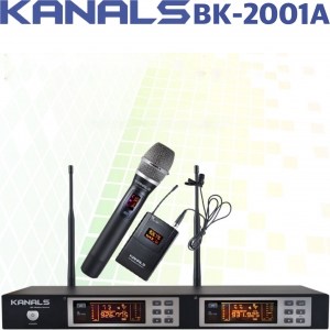 KANALS 카날스 BK2001A | 고급형 2ch 핸드마이크 + 헤드셋 마이크