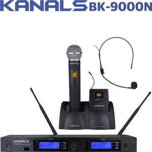 KANALS 카날스 BK-9000N | 2ch 핸드마이크 + 이어셋마이크