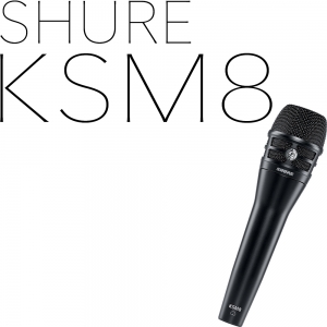 Shure KSM8 DualDyne Vocal Dynamic MIC Black | 정식수입품
