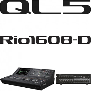 Yamaha QL5 V4 + RIO1608d | 총 48채널입력, 24채널출력
