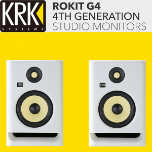 KRK ROKIT5 G4 White | 220V 정식수입품 | 1조2개 | 리뷰포함