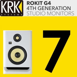 KRK ROKIT7 G4 White | 220V 정식수입품 | 1개