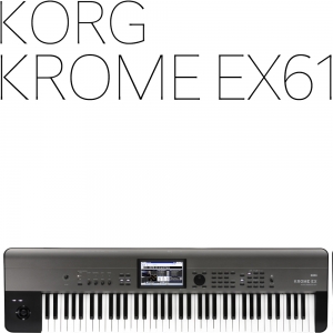 KORG KROME EX61 뮤직워크스테이션 | 정식수입품