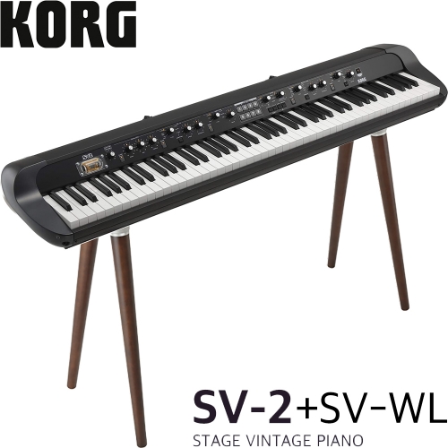 Korg SV2 88+ 전용스탠드 | 88Key Stage Vintage Piano | 220V 정식수입품 | 내부스피커 미포함