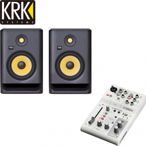 KRK ROKIT5 G4 + Yamaha AG03MK2 | 220V 정식수입품