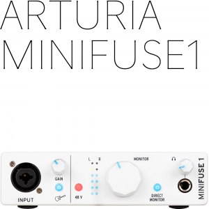 증정이벤트| Arturia MiniFuse1 White 미니퓨즈1 하얀색 | 정식수입품 | 리뷰포함 | V Collection8 증정. 한정수량