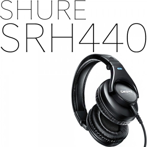 Shure SRH440 | 슈어 스튜디오모니터헤드폰 | 정식수입품 | Steinberg마우스패드 증정