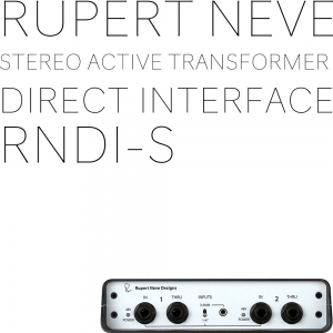 루퍼트니브 RupertNeve Designs RNDI-S 스테레오 다이렉트 인터페이스 | 220V정식수입품