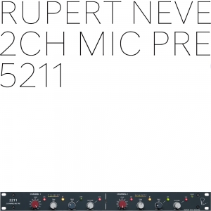 루퍼트니브 RupertNeve 5211 2채널 마이크프리앰프 220V정식수입품 리뷰포함