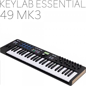 Arturia KeyLab Essential49MK3 BLACK 키랩에센셜49mk3 멋진검정색 정식수입품 USBC-C케이블증정 리뷰포함