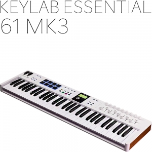 Arturia KeyLab Essential61MK3 WHITE 키랩에센셜61mk3 순한하얀색 정식수입품 리뷰포함 USBC-C케이블증정