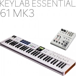 Arturia KeyLab Essential61MK3 WHITE 키랩에센셜61mk3 + Yamaha AG06mk2 오디오인터페이스 Artesia 고급서스틴페달 증정