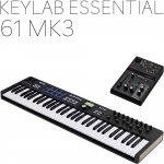 Arturia KeyLab Essential49MK3 BLACK 키랩에센셜49mk3  + Yamaha AG03mk2 오디오인터페이스 Artesia 고급서스틴페달 증정