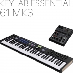 Arturia KeyLab Essential61MK3 BLACK 키랩에센셜61mk3  + Yamaha AG06mk2 오디오인터페이스 Artesia 고급서스틴페달 증정