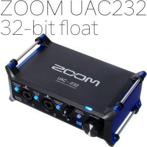 ZOOM UAC232 192kHz 32bit Float 오디오레코딩인터페이스 정식수입품 리뷰포함