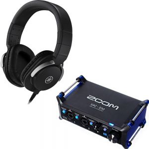 ZOOM UAC232 USB 2.0 오디오인터페이스 + Yamaha MT8 스튜디오 모니터 헤드폰