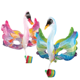 Horn mask ballon-swan