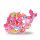 Balloon sticker Dolphin-Pink